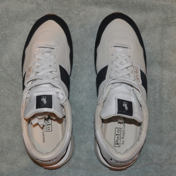 Polo Ralph Lauren Other - Polo Ralph Lauren Train 89 Sneakers Shoes Mens Size 12 Leather Sneakers